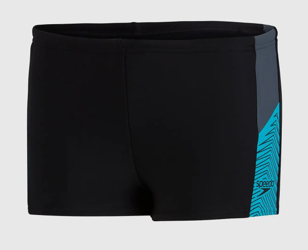 Плавки-шорты Speedo Dive Aquashort детские (Детский; 5-6 лет; черный/серый/голубой)